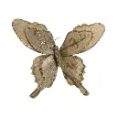 Mariposa Navideña Champagne 34x30cm. Ref:ES29965