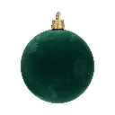 Esfera Navideña Verde/Roja Velvet Ø30cm. Ref:ES26679