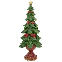 Arbol de navidad, poliresina. Ref:TG762867. (19x13.5x46cm)