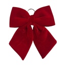 Lazo Navideño Rojo Terciopelo. Ref:29027. (32x40cm)