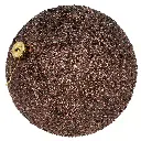 Esfera Navideña Chocolate con perlas y lentejuelas Ø15cm. Ref:ES29595