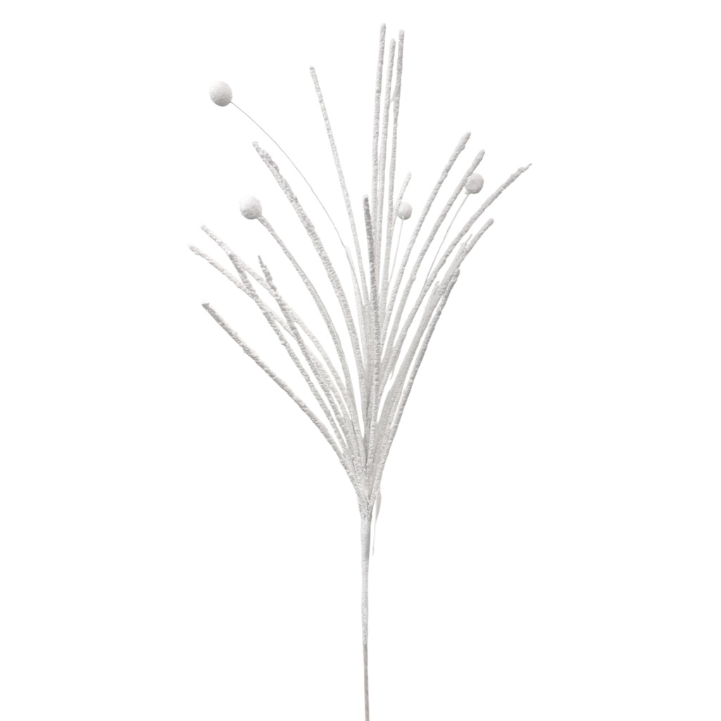 Rama navideña Espiga blanca, 65cm
