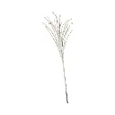 Rama Navideña Espiga pvc blanca 58cm 