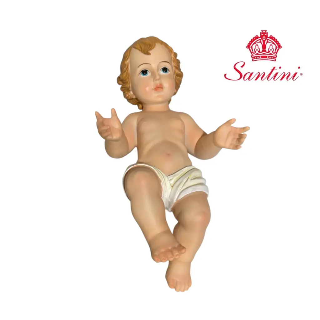 Niño Jesus, poliresina. Santini. 8x4x2.8cm. Ref:025-494959  