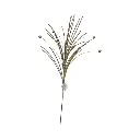 Rama Navideña Espiga pvc Champagne 65cm 