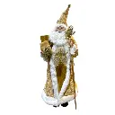 Noel traje dorado con regalos 65x40x150cm