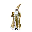 Noel gigante traje dorado con regalos 70x50x190cm 