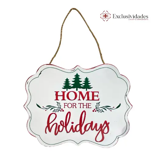 [435945] COLGANTE NAVIDEÑO P/PUERTA HOME C22264  41X33CM