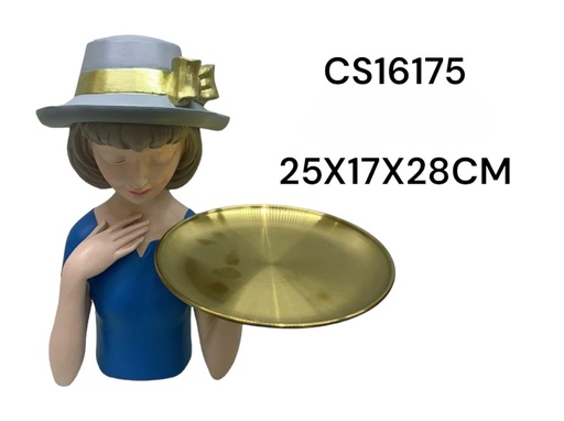 [CS16175] ADORNO RESINA 25X17X28CM