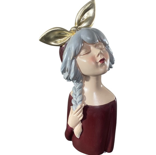 [SAN167] ADORNO RESINA MUÑECA 8X6X20CM