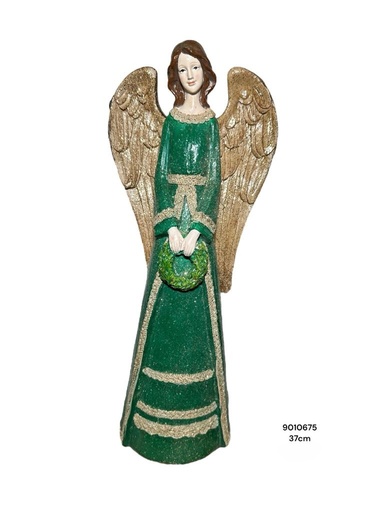 [XX9010675] ANGEL VERDE/DORADO 36.5CM