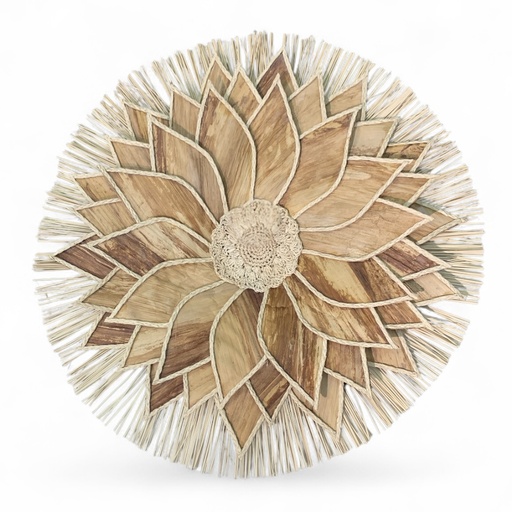 [0017249] APLIQUE FLOR TEJIDA TOQUILLA 50CM