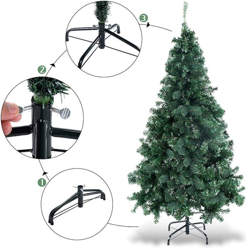 [459478] ARBOL DE NAVIDAD TRADICIONAL 5 PIES 150 CM