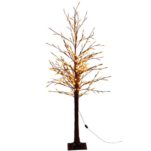 [8679815602246] ARBOL CAFÉ CON LUZ LED 185CM