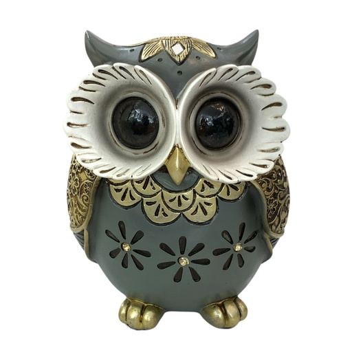 [CS8020388] BUHO DECORATIVO 13X8.5X16CM