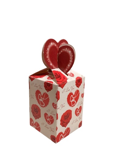 [98873] CAJA DE REGALO MOD. I LOVE YOU, 5.5X12CM