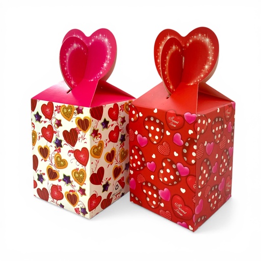 [98950] CAJA DE REGALO MOD. CORAZON SURTIDA 17X25CM