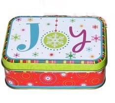 [8710870] CAJA METALICA NAVIDEÑA JOY 13X9X5CM 