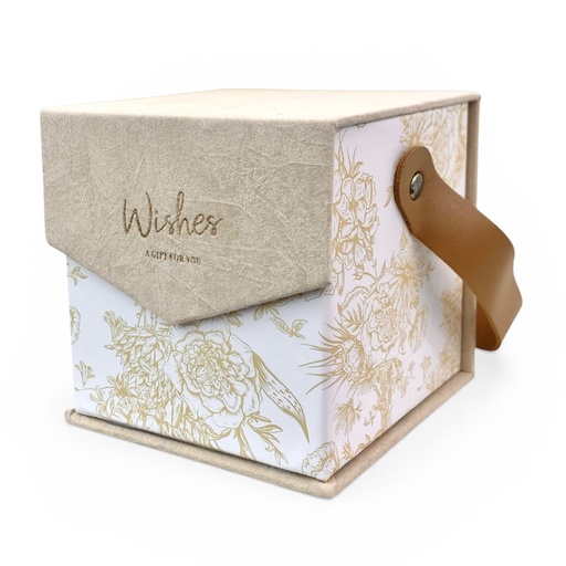 [541622] CAJA DE REGALO WISHES 10X10X10CM REF: ES23493