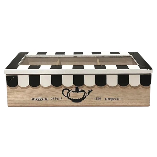 [6940521105553] CAJA PARA TE - 3 ESPACIOS 23X8.5X7CM