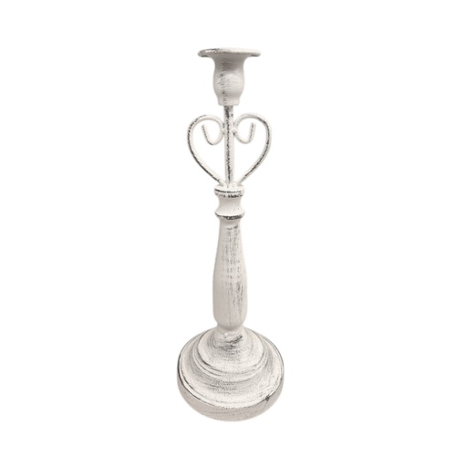[16073] CANDELABRO METAL VINTAGE 11.5X7.5X33.5CM