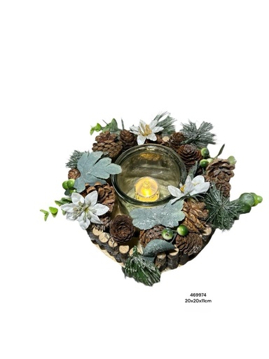 [469974] CANDELABRO NAV. CORONA 20X20X11CM