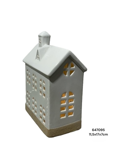 [647095] CASA DE PORCELANA CANDELABRO 19CM REF:DLH22B548-1B