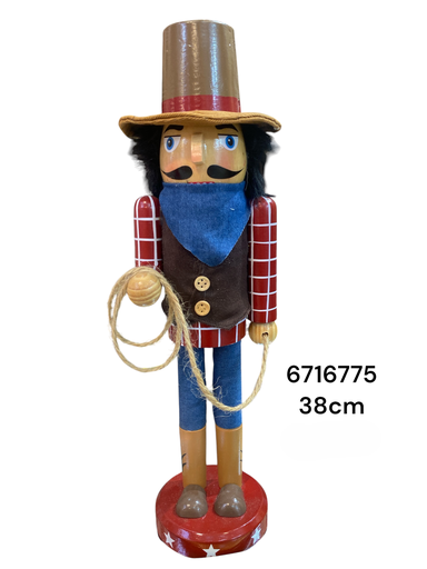 [8679816716775] CASCA NUEZ MADERA VAQUERO 36CM