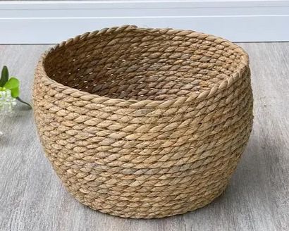 [15541-2] CANASTO DE YUTE 24X17X12CM