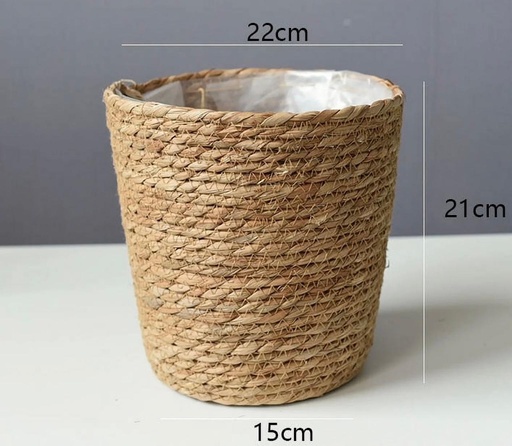 [15541-1] CANASTO DE YUTE 22X21X15CM