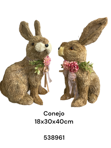 [8679833538961] CONEJO PASCUA 18X30X40CM