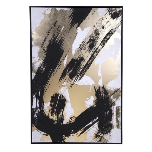 [532-28164] CUADRO AL OLEO C/MARCO 80X120CM