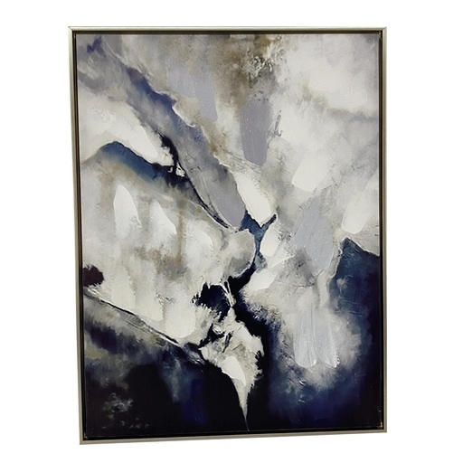 [448-7414201] CUADRO ABSTRACTO AZUL 63X83CM