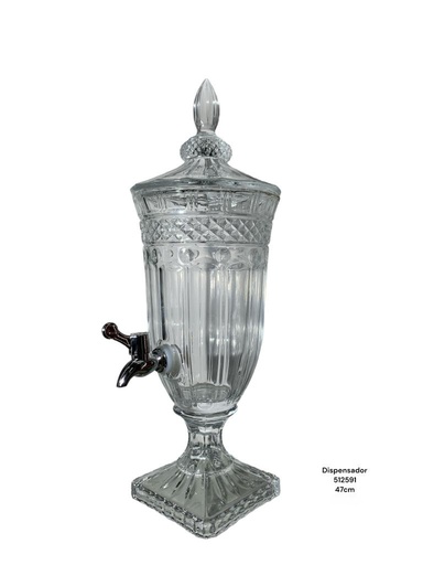 [2023514512591] DISPENSADOR DE BEBIDAS/VIDRIO 2L. 47CM