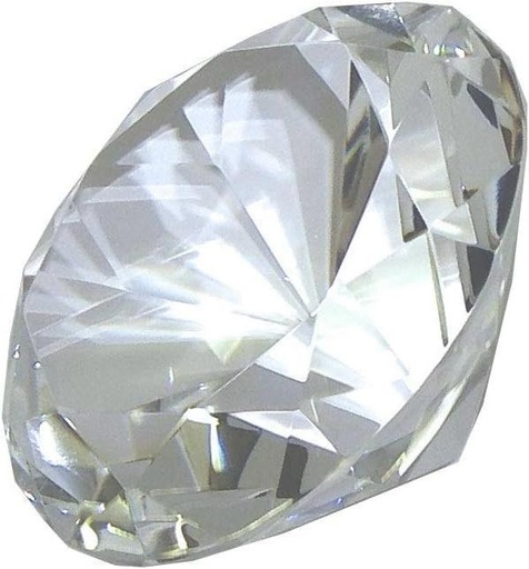 [S5583] DIAMANTE DE CRISTAL COLOR CLEAR D12XH7CM