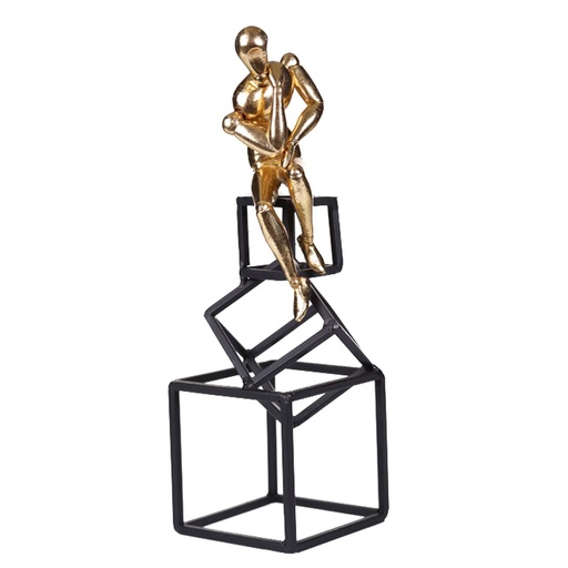 [438-7012345] ESCULTURA DECOR 16.5X14X29CM