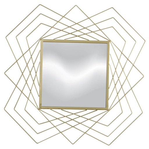 [449-395311] ESPEJO DECORATIVO DORADO 70CM