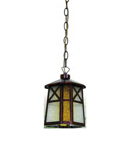 [8679818730052] FAROL DE METAL HEXAGONAL 61/45CM