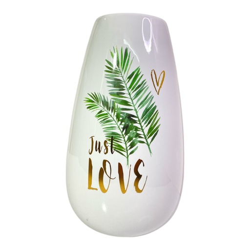 [CS018] FLORERO BLANCO LOVE 24X15CM