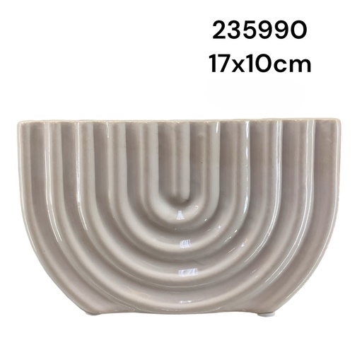 [235990] FLORERO BLANCO 17X8X10CM  REF:SD21F021-1