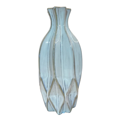 [7861211058128] FLORERO CERAMICA MARA CREMA 24CM