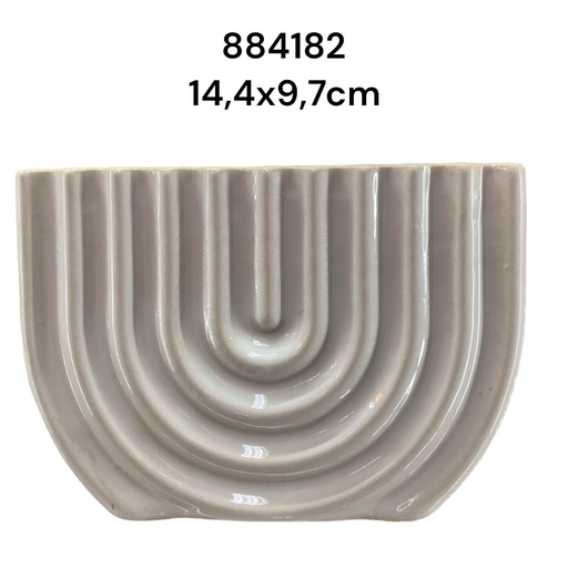 [884182] FLORERO CAFE PORC. 14.4X8.4X9.7CM REF:SD21F021-2