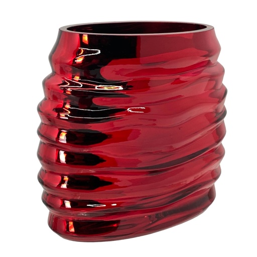 [200-6500226] FLORERO ROJO 20X10X18CM