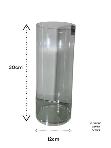 [724736] FLORERO VIDRIO ES23404 12X30CM