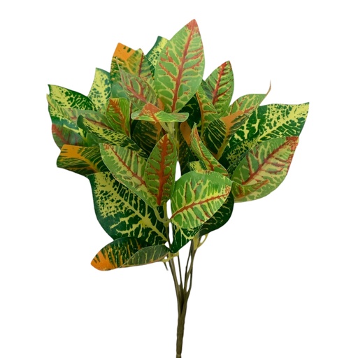 [QX102] RELLENO HOJAS CROTON 35CM 