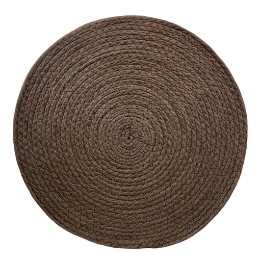 [15584] INDIVIDUAL DE YUTE CAFÉ 40CM