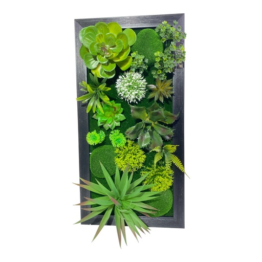 [20382] JARDIN CACTUS CUADRO DE PARED 25X48CM