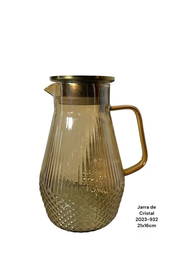[FI-2023-932] JARRA C/TAPA 1600ML 21X16CM