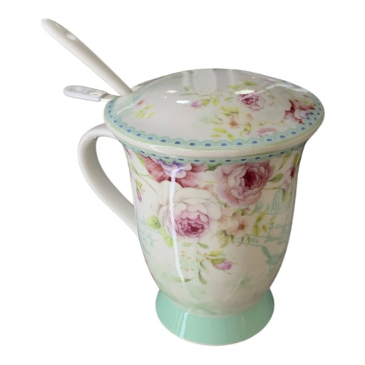[128351] JARRO DE PORCELANA CON TAPA Y COLADOR