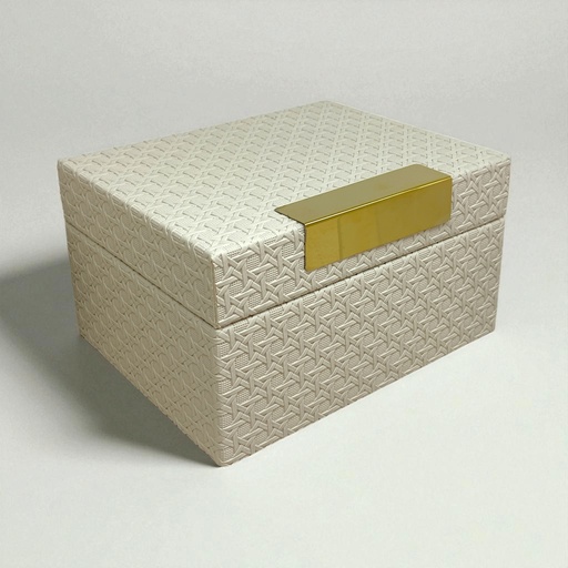 [16062-G] JOYERO BEIGE GRANDE